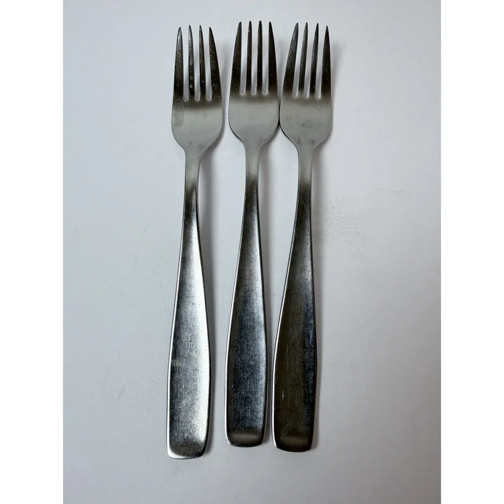 WMF LINE Dinner Forks Set of 3‎ Cromargan Stainless Germany 7 1/2